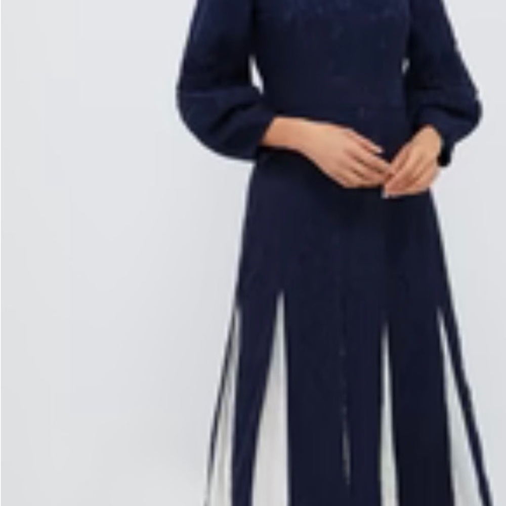 Tuckernuck Navy Long Sleeve Dress